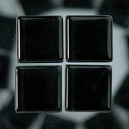 Kamínky mozaika skleněné 1cm/200g černé